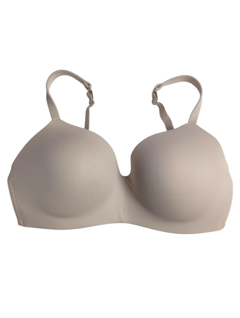 CACIQUE Tan Nude Wireless Push Up Bra 38DDD
